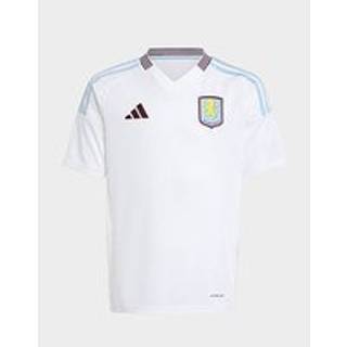 Aston Villa FC 24/25 Kids udebanetrøje - White / Glow Blue - 128