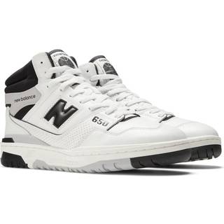 New Balance Mænd 650 i Hvid/Sort/Grå læder, Størrelse 45