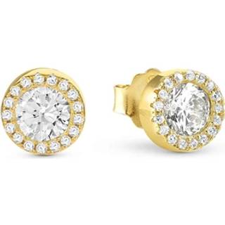 Nomination Seidivina Gold White Halo Earrings