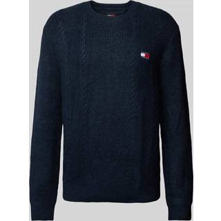 Tommy Jeans Logo Knit Jumper Navy