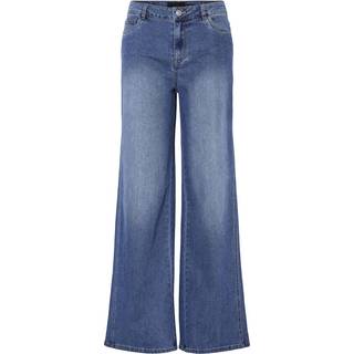 Pieces - Pcfemma Wide Denim Jeans Fsy - 4745779 Medium Blue Denim