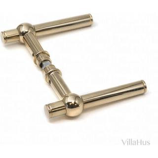 Kyner Beslag Dørgreb 8016 (u/besætning) Skodsborg Messing Poleret Uden lak Ø16mm