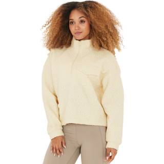 ATHLECIA Women's Florrie Sherpa Half Zip Sweatere Damer størrelse 38 farve beige