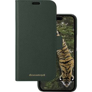 iPhone 15 Plus - dbramante1928 New York 2-i-1 Ægte Læder Flip Cover - Evergreen