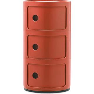 Kartell Componibili Classic Opbevaring Med 3 Rum - Skuffer Abs Orange - 04967AM