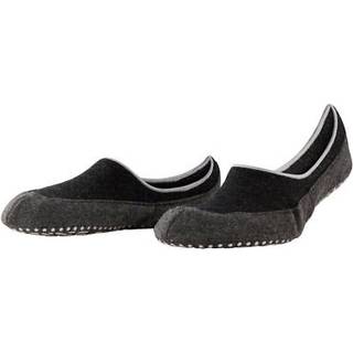 Falke Herren Cosyshoe schwarz Merinowolle unifarben