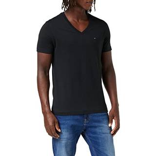 Tommy Hilfiger Original logo v-hals t-shirt - Sort - Str. XXL - Modish.dk