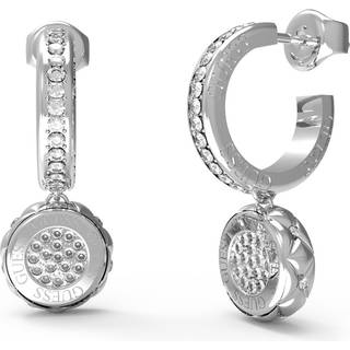 Guess JUBE04596JWRHT-U Damen-Ohrringe Creolen mit Anhänger