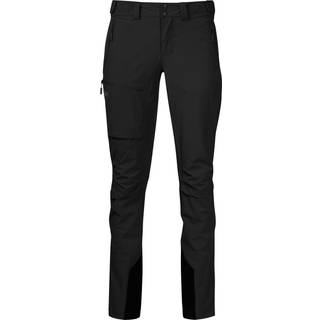 Bergans Women's Breheimen Softshell Pants Black/Solid Charcoal, Long L