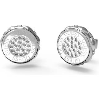 Guess JUBE04595JWRHT-U Damen-Ohrringe Ohrstecker Matelasse Pave