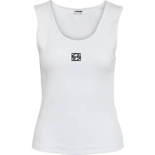 Noisy May Judy Dame Top i økologisk bomuld - Bright White - XL
