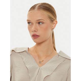 Guess JUBE04669JWYGT-U Damen-Ohrringe Ohrstecker Herz Goldfarben/Weiß
