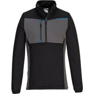 WX3 Tech Fleece m. halv lynlås - Sort (Størrelse: XXXL)