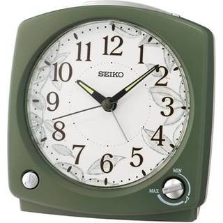 Seiko QHP012M Wecker mit Vogelstimmen Grün