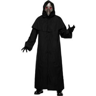 Schwarze Horror Robe für Erwachsene One Size