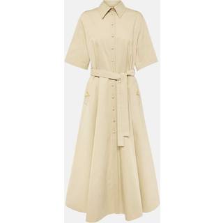 Valentino VGold cotton and linen shirt dress - beige - XS