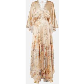 Camilla Silk charmeuse maxi dress - beige - L