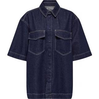 ONLY dame skjorte ONLSOPHIE - Dark Blue Denim Rinse - M