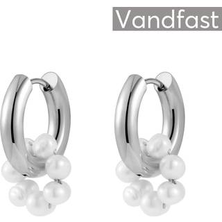 ANNEBRAUNER Pearl Circle Creole Øreringe