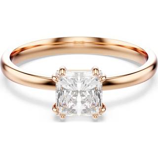 Attract Ring, Kissenschliff, Weiß, Roségold-Legierungsschicht