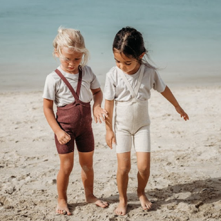 Silly Silas GOTS Shorty Fodsløse Strømpebukser Cream Blend 2-3 Y  Beige  2-3 år  unisex