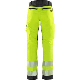 Fristads 130164 Hi Vis Bukser kl.2, Flexforce / Arbejdsbukser Hi-Vis Gul/Sort C66