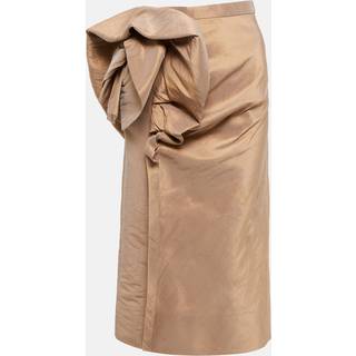Maison Margiela Draped midi skirt - beige - XS