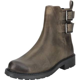 Clarks Clarks Grey Leather Orinoco 2 Bay Boots