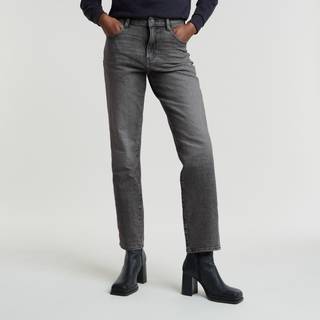 Viktoria High Straight Jeans - Grey - Women