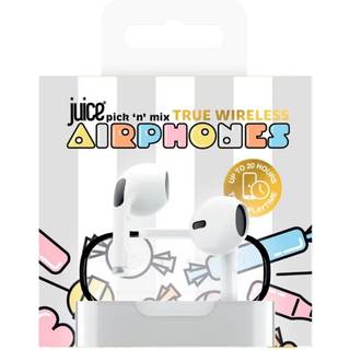 Juice TWS trådløse in-ear høretelefoner - hvid (På lager i butik)