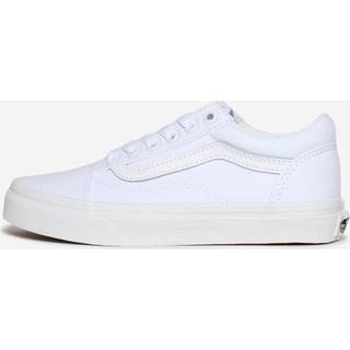 Vans - Kids Old Skool Shoes (4-8 Years), White, Size: 31.5 - White - 31.5