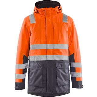 Blåkläder 4495 High Vis Vinter Parka / High Vis Vinter Parka - 3XL - High Vis Orange/Mellemgrå