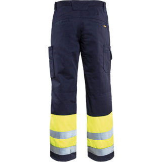 Blåkläder 1869 Multinorm Vinter Buks / Multinorm Vinter Arbejdsbuks - D120 - Marineblå/High Vis Gul