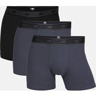 Dovre 3-pak Bamboo Boxer Tights - Black/Grey - X-Large * Kampagne *