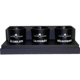 Victor Vaissier Bougie parfumée 3-set 70g (Héliotrope, Écarlate, La Fôret) 70 g