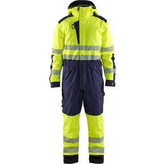 Blåkläder 6725 High Vis Vinter Kedeldragt / High Vis Vinter Kedeldragt - MS - High Vis Gul/Marineblå