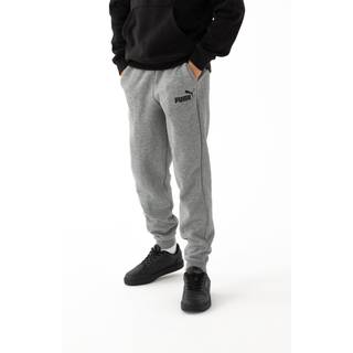 Men&#39;s Puma ESS No. 1 Logo Fleece Sweatpants Youth, Gray, Size 7-8Y, Age - Medium Gray Heather - 7-8Y