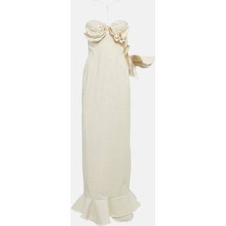 Jacquemus La Robe Artichaut maxi dress - white - XXS