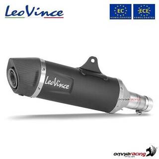 Leo Vince LeoVince Nero udstødninger matsort, carbon endekappe