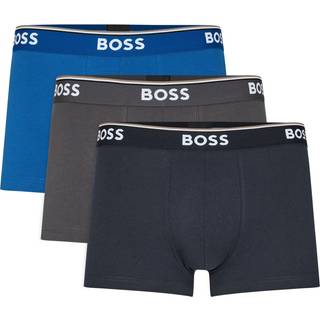 BOSS 6-pak Cotton Stretch Trunks - Grey/Blue - Small * Kampagne *