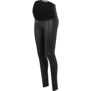 MamaLicious Soya jrs pu bukser hw - BLACK
