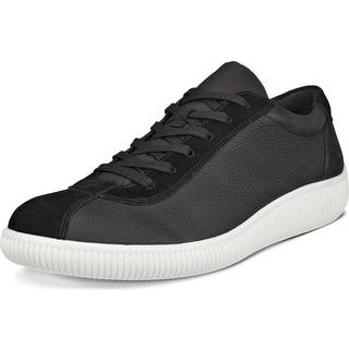 ECCO Soft Zero M - Sneakers i læder til herrer - Sort - Size: 41 (UK 7.5)