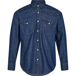 Levi's Levi's Blue 100% Cotton Barstow Western Standard Flat Finish Shirt