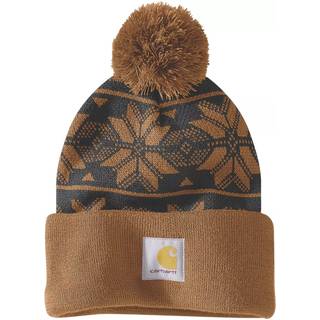Carhartt strikhue brun, one size, m/kvast 106647BRN-OFA