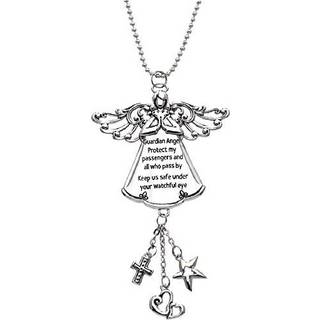 Ganz Guardian Angel Protect My Passengers Zink Car Charm Ny