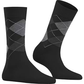 Burlington Covent Garden Mercerised Cotton Sock - Black - Str 36/41