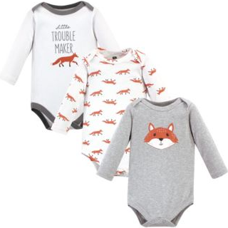 Hudson baby unisex baby bomuld langærmet bodysuits Lille Fox 18-24 måneder
