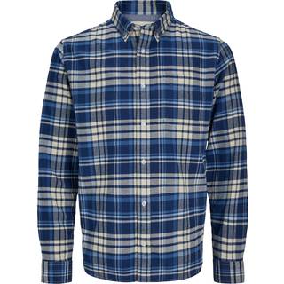 Blunorris Flannel Skjorte, Night Sky, S