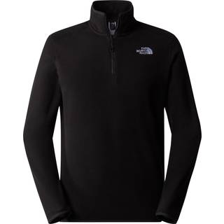 The North Face Men's 100 Glacier 1/4 Zip Fleece TNF Black/NPF, Tnf Black-Npf, M