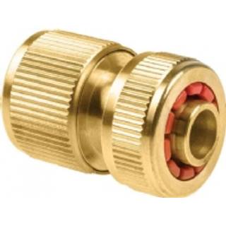 Cellfast slangekobling med stop, messing, 1/2"-5/8"